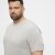 North Latitude T-Shirt O-Neck Grey Melange TALL - TALL T-särgid - T-särgid pikkadele meestele