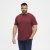 North Latitude T-Shirt O-Neck Bordeaux TALL - TALL T-särgid - T-särgid pikkadele meestele