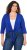 Ulla Popken Versatile Surplice Wrap Tie Hem Bolero Top Cobalt Blue - T-särgid - 