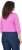 Ulla Popken Versatile Surplice Wrap Tie Hem Bolero Top Cool Pink - T-särgid - 