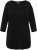 Ulla Popken Asymmetric Petal Cutouts A-line Fit Stretch Knit Top Black - T-särgid - 