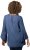 Ulla Popken Trumpet Sleeve Cold Dyed Tee Dove Blue - Trükitud/pildiga T-särgid naistele - 