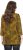 Ulla Popken Animal Print 3/4 Sleeve V-Neck Tee Neon Orange - T-särgid - 