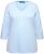 Ulla Popken Country Lettered 3/4 Sleeve Tee Soft Light Blue - Trükitud/pildiga T-särgid naistele - 