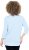 Ulla Popken Country Lettered 3/4 Sleeve Tee Soft Light Blue - Trükitud/pildiga T-särgid naistele - 