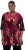Ulla Popken Velvet Peacock Feather 3/4 Sleeve Tunic Blouse Wine Red - T-särgid - 
