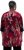 Ulla Popken Velvet Peacock Feather 3/4 Sleeve Tunic Blouse Wine Red - T-särgid - 
