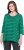 Ulla Popken Striped 3/4 Sleeve A-Line Tee Moss Green - T-särgid - 