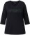 Ulla Popken SPRING Studded 3/4 Sleeve Tee Black - T-särgid - 