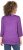 Ulla Popken UNIQUE Embroidered 3/4 Sleeve Tee Purple - T-särgid - 
