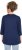 Ulla Popken Casual Mood Floral V-Neck Tee Navy - T-särgid - 