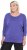 Ulla Popken Quick Drying Batwing Sleeve Tee Blueberry - Trükitud/pildiga T-särgid naistele - 