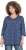 Ulla Popken Graphic Print Pleated 3/4 Sleeve Tee Blue - T-särgid - 