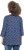Ulla Popken Graphic Print Pleated 3/4 Sleeve Tee Blue - T-särgid - 