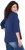 Ulla Popken Rebel 3/4 Sleeve Graphic Tee Ink Blue - T-särgid - 