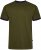 Kam Jeans 5781 Ringer Tee with Shoulder Tape Dark Olive - T-särgid - Suured T-särgid 2XL – 14XL