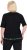 Ulla Popken Classic Fit Half-Sleeve Crew Neck T-shirt With Hem Inscription Black - Trükitud/pildiga T-särgid naistele - 