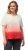 Ulla Popken Dip Dyed Short Sleeve Logo Tee Off-White - Trükitud/pildiga T-särgid naistele - 