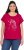 Ulla Popken Metallic Animal Cap Sleeve Graphic Tee Dark Raspberry - Trükitud/pildiga T-särgid naistele - 