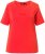 Ulla Popken TRUE Lettering Short Sleeve Tee Neon Red - Trükitud/pildiga T-särgid naistele - 