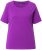 Ulla Popken TRUE Lettering Short Sleeve Tee Purple - Trükitud/pildiga T-särgid naistele - 