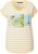 Ulla Popken Striped Short Sleeve Citrus Graphic Tee Sun Yellow - Trükitud/pildiga T-särgid naistele - 