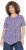 Ulla Popken Floral Pointed Hem Short Sleeve Tee Purple - Trükitud/pildiga T-särgid naistele - 
