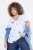 Ulla Popken Cross Stitch Short Sleeve Tee Snow White - Trükitud/pildiga T-särgid naistele - Trükiga T-särgid naistele