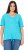 Ulla Popken Ride The Wave Short Sleeve V-Neck Graphic Tee Deep Aqua - Trükitud/pildiga T-särgid naistele - 