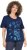 Ulla Popken Marine Print Short Sleeve Tee Ink Blue - Trükitud/pildiga T-särgid naistele - 