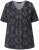 Ulla Popken Snake Print V-Neck Tee Graphite Grey - Trükitud/pildiga T-särgid naistele - 