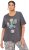 Ulla Popken Cactus Short Sleeve Graphic Tee Graphite Grey - Trükitud/pildiga T-särgid naistele - 
