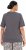 Ulla Popken Cactus Short Sleeve Graphic Tee Graphite Grey - Trükitud/pildiga T-särgid naistele - 