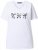 Ulla Popken Bow Short Sleeve Graphic Tee Snow White - Trükitud/pildiga T-särgid naistele - 