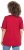 Ulla Popken Bow Print Split Sleeve Tee Ruby Red - Trükitud/pildiga T-särgid naistele - 