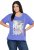 Ulla Popken Lady Of The Moon Short Sleeve Graphic Tee Lavender - Trükitud/pildiga T-särgid naistele - 