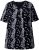 Ulla Popken Letter Print Short Sleeve Tee Black - Trükitud/pildiga T-särgid naistele - 