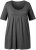 Ulla Popken Essential Front Pleat Tee Graphite Grey - T-särgid - 