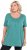 Ulla Popken Essential Front Pleat Tee Green - T-särgid - 