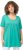Ulla Popken Essential Front Pleat Tee Turquoise Green - T-särgid - 