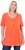 Ulla Popken Essential Front Pleat Tee Pink Coral - T-särgid - 