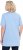 Ulla Popken Essential Front Pleat Tee Light Blue - T-särgid - 