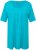 Ulla Popken Essential Front Pleat Tee Deep Aqua - T-särgid - 