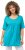 Ulla Popken Essential Front Pleat Tee Deep Aqua - T-särgid - 