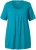 Ulla Popken Essential Front Pleat Tee Teal - T-särgid - 
