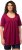 Ulla Popken Essential Front Pleat Tee Magnolia Red - T-särgid - 