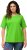 Ulla Popken Piping Accent Functional UVP 50+ Stretch Knit Top Light Green - T-särgid - 