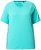 Ulla Popken Piping Accent Functional UVP 50+ Stretch Knit Top Aqua Green - T-särgid - 