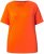 Ulla Popken Piping Accent Functional UVP 50+ Stretch Knit Top Orange Red - T-särgid - 