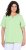 Ulla Popken Essential Notch Neck Stretch Tee Light Green - T-särgid - 